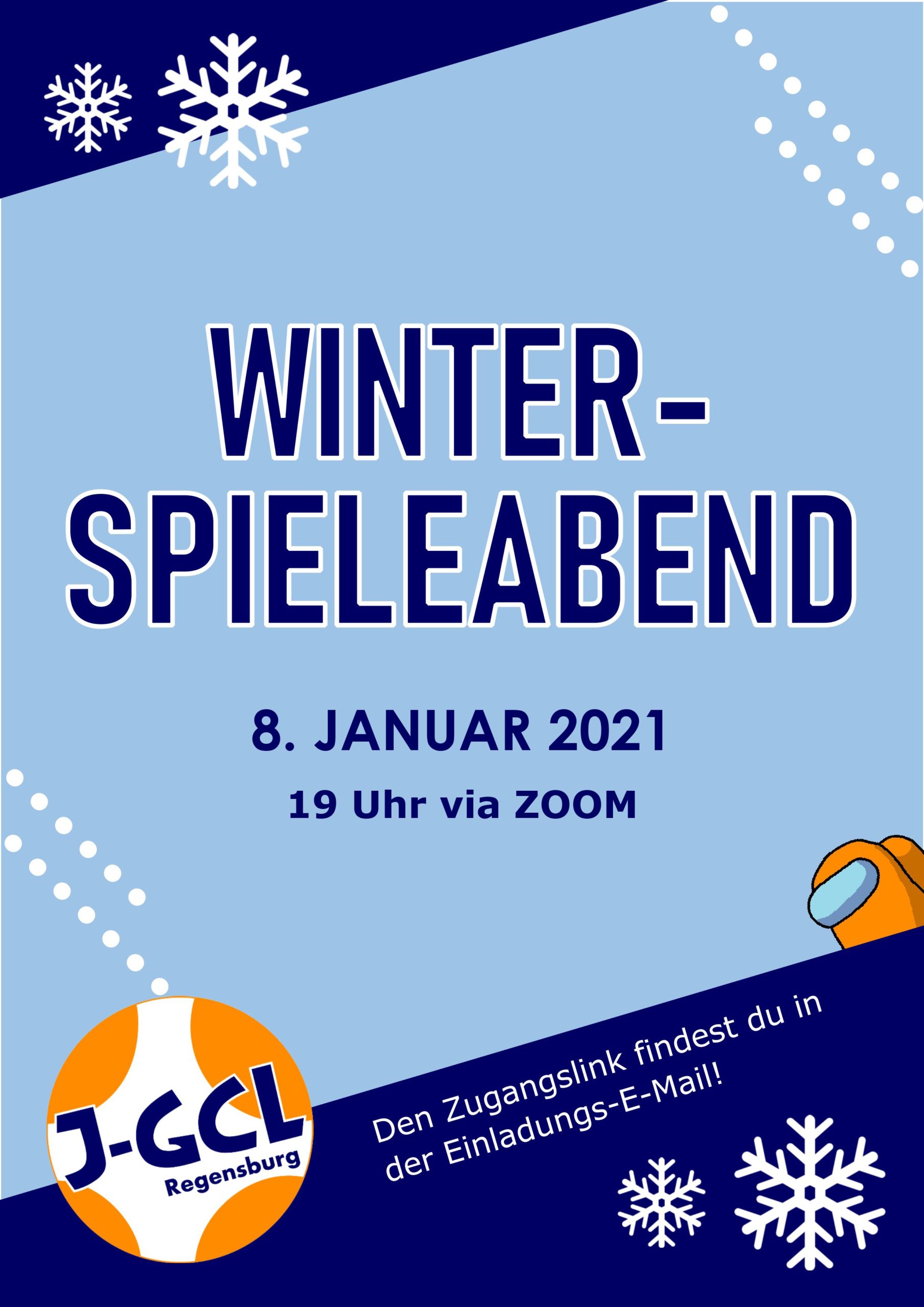 Einladung Spieleabend 8. Januar