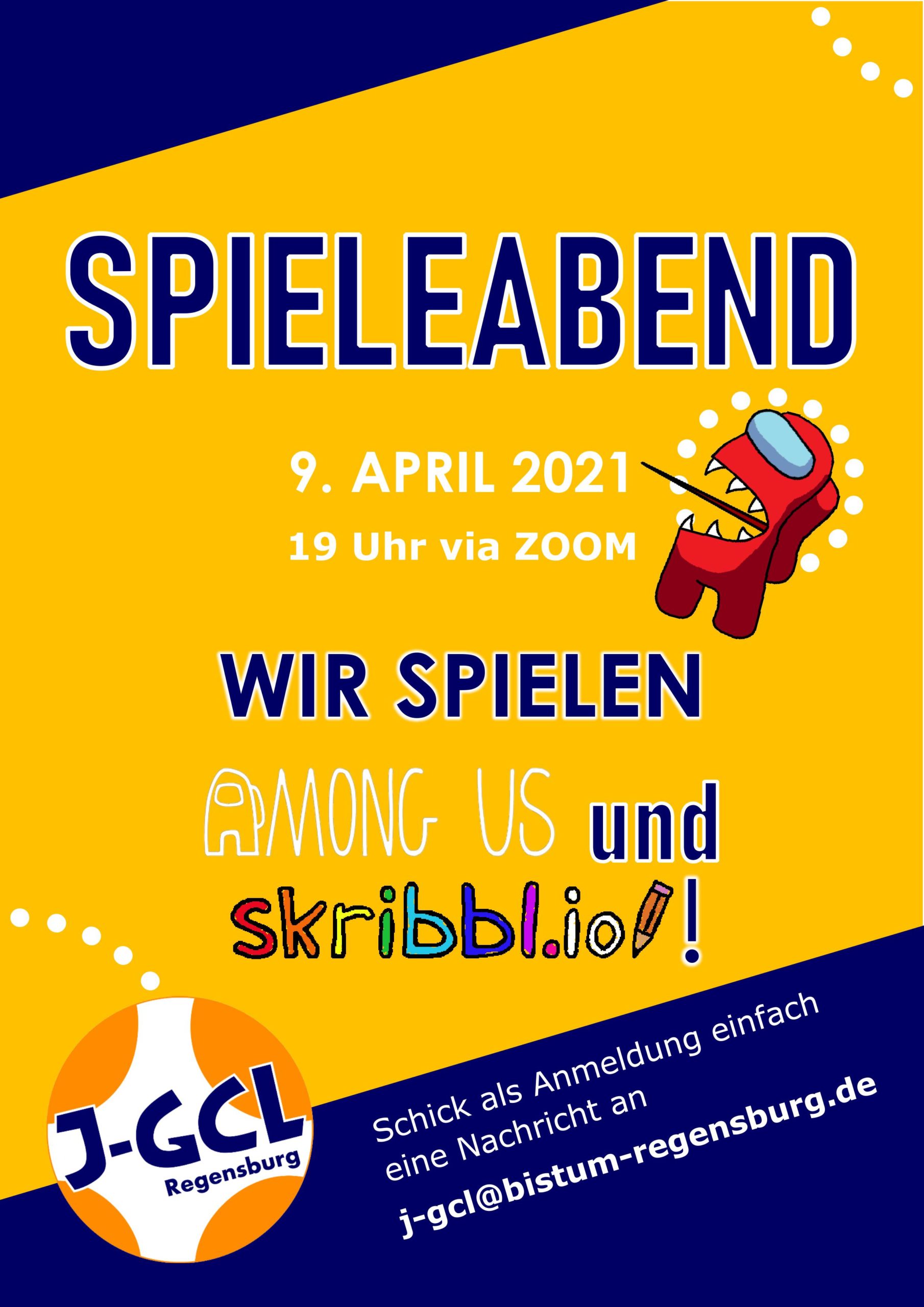 Einladung Spieleabend 9. April