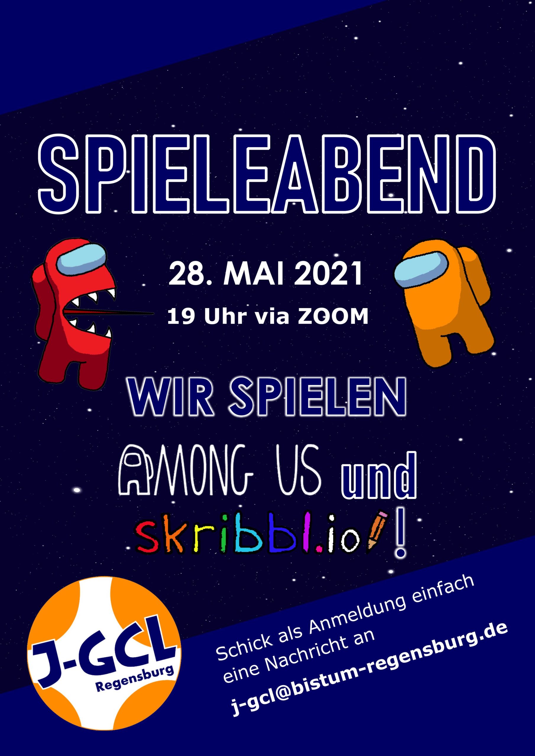 Einladung Spieleabend 28. Mai